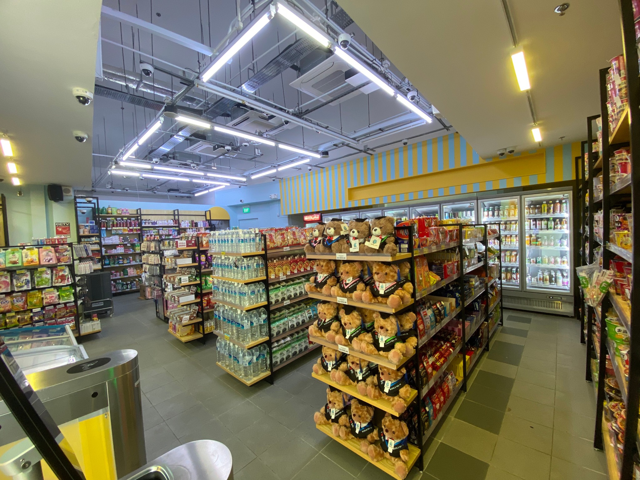 A fully operating Octobox unmanned store in Singapore